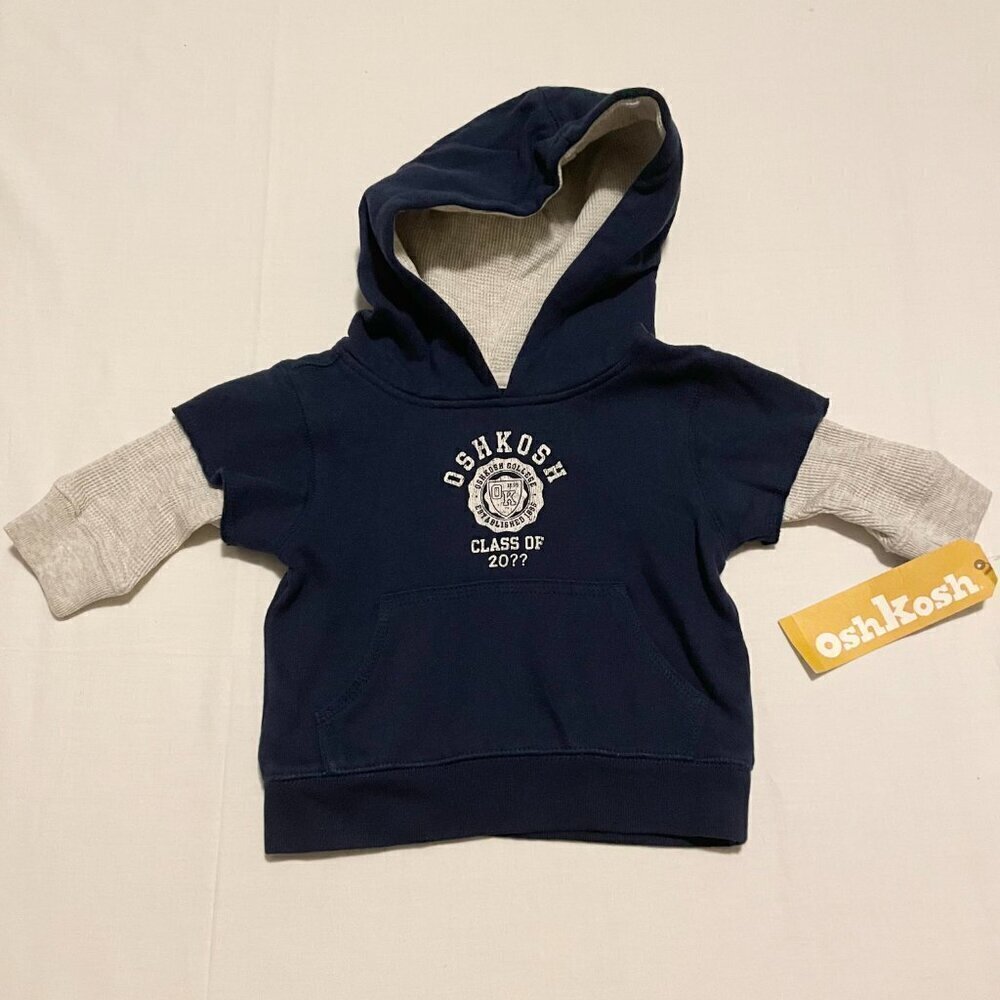 Oshkosh B'Gosh 9 Months Sweater College Class Of Pullover Hoodie